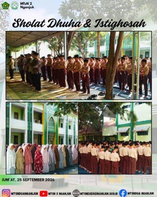 Shalat Dhuha Berjamaah dan Istighosah untuk Bentuk Karakter Religius Siswa