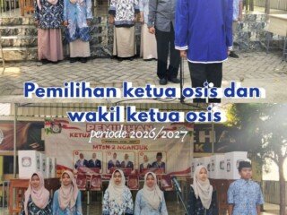 Pemilihan Ketua dan Wakil Ketua OSIS MTsN 2 Nganjuk Periode 2026/2027 Berlangsung Demokratis