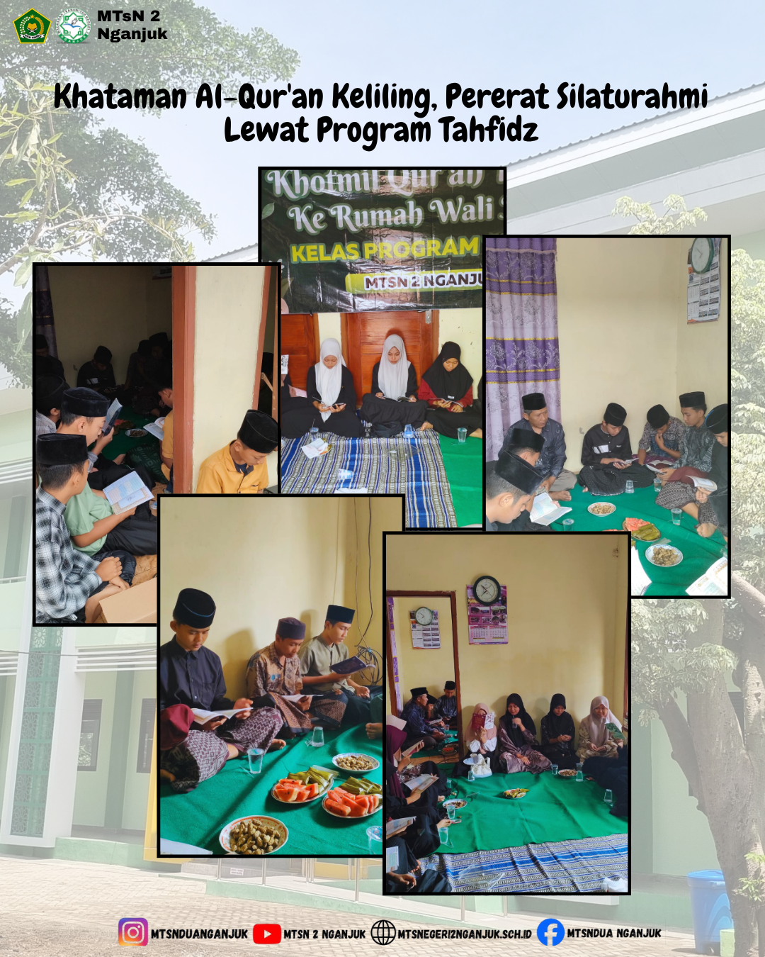 MTsN 2 Nganjuk Perkuat Silaturahmi dan Hafalan Siswa Lewat Khataman Al-Qur’an Keliling