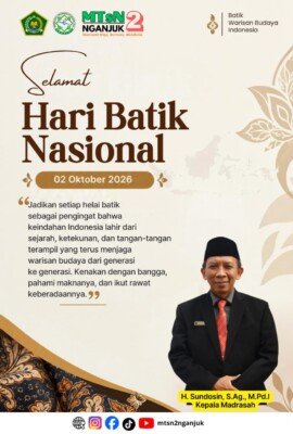 Semarak Peringatan Hari Batik Nasional 2026 di MTsN 2 Nganjuk