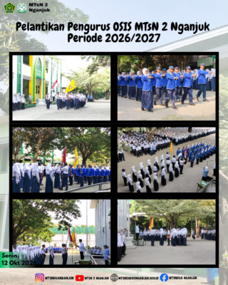 Lantik Pengurus OSIS Periode 2026/2027, Pembina Upacara MTsN 2 Nganjuk Titipkan 4 Pondasi Utama