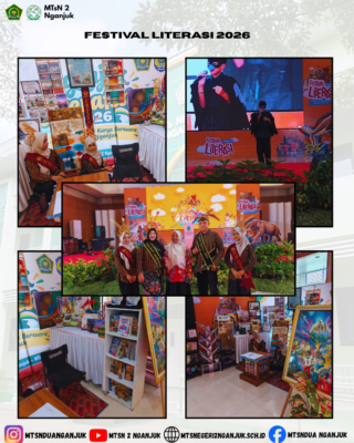 Semarak LiteraFest 2026: Stand Nomor 1 MTsN 2 Nganjuk Pukau Wakil Bupati Hingga Tampilkan Storytelling Memukau