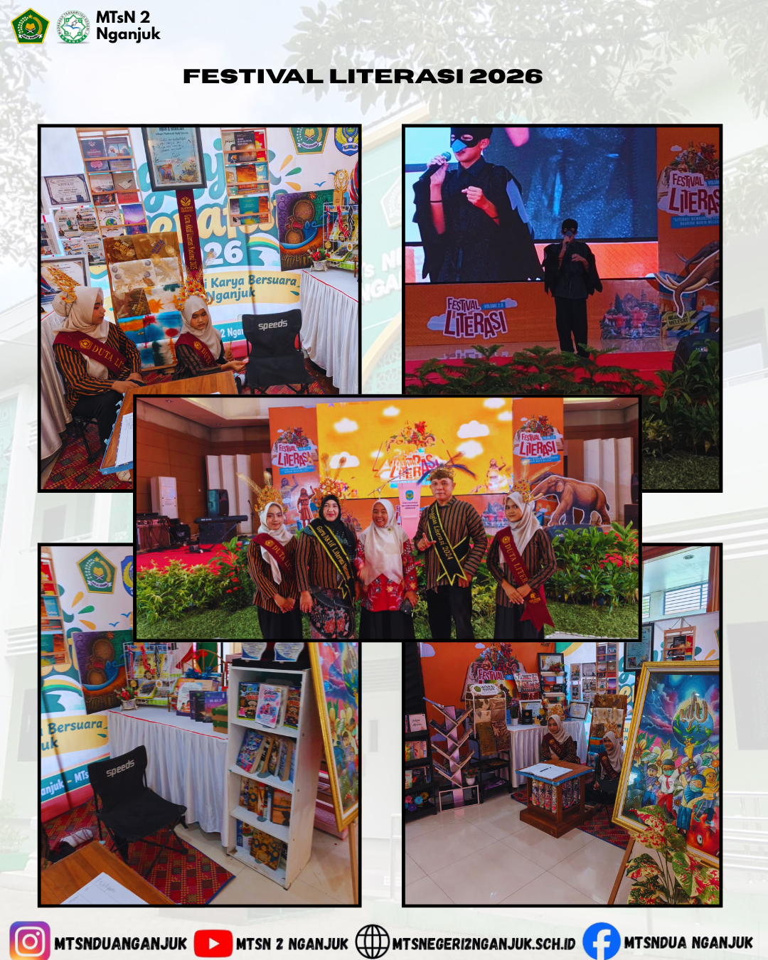 Semarak LiteraFest 2026: Stand Nomor 1 MTsN 2 Nganjuk Pukau Wakil Bupati Hingga Tampilkan Storytelling Memukau